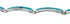 Sterling Silver Turquoise Inlay Link Bracelet SN20220